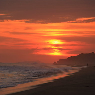 Anochecer Puerto Escondido Hotel Careyes